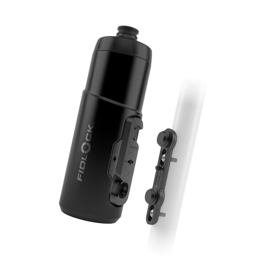 Kit Bidon en Bidonhouder FIDLOCK TWIST BIKE BASE 600 ml Zwart