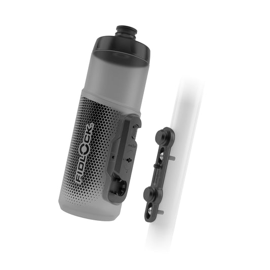 Kit Bidon en Bidonhouder FIDLOCK TWIST BIKE BASE 600 ml Gerookt