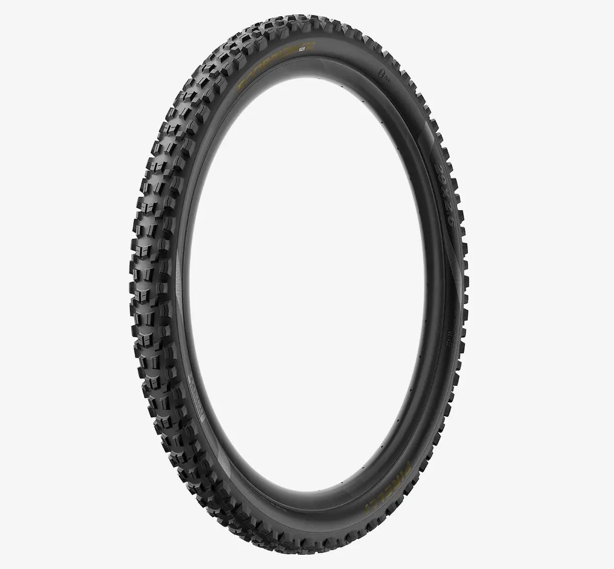 Dæk PIRELLI SCORPION E-MTB M 27.5x2.6 Tubeless Ready Souple Sort/Guld 4355900