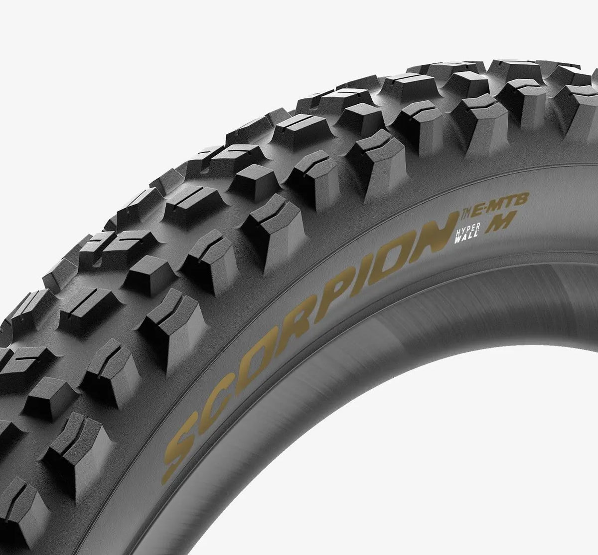 Dæk PIRELLI SCORPION E-MTB M 27.5x2.6 Tubeless Ready Souple Sort/Guld 4355900