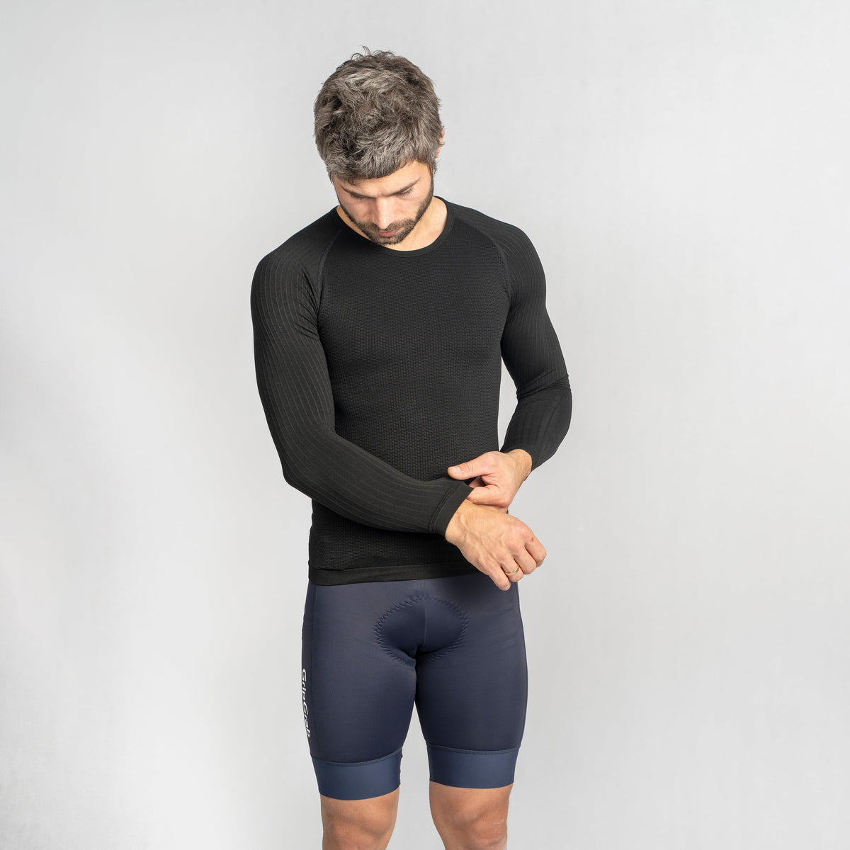 GRIPGRAB PACR SPRING AUTUMN SEAMLESS -pitkähihainen aluspaita, musta