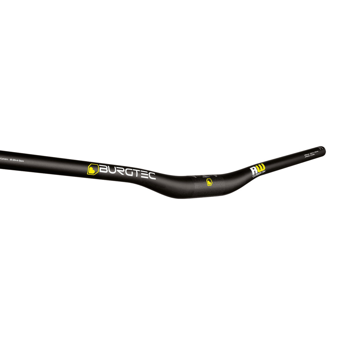 Τιμόνι BURGTEC RIDE WIDE DH Rise 20mm 800mm Μαύρο Carbon