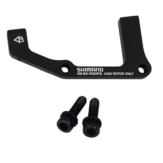 SHIMANO SM-MA-R203P/S bagbremsekaliber adapter PM / IS skive 203 mm (+63mm)