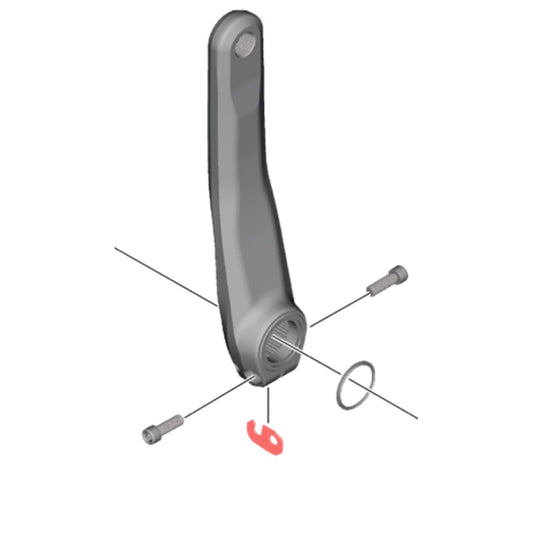 Safety Plate for SHIMANO FC-M580 Left Crank Arm