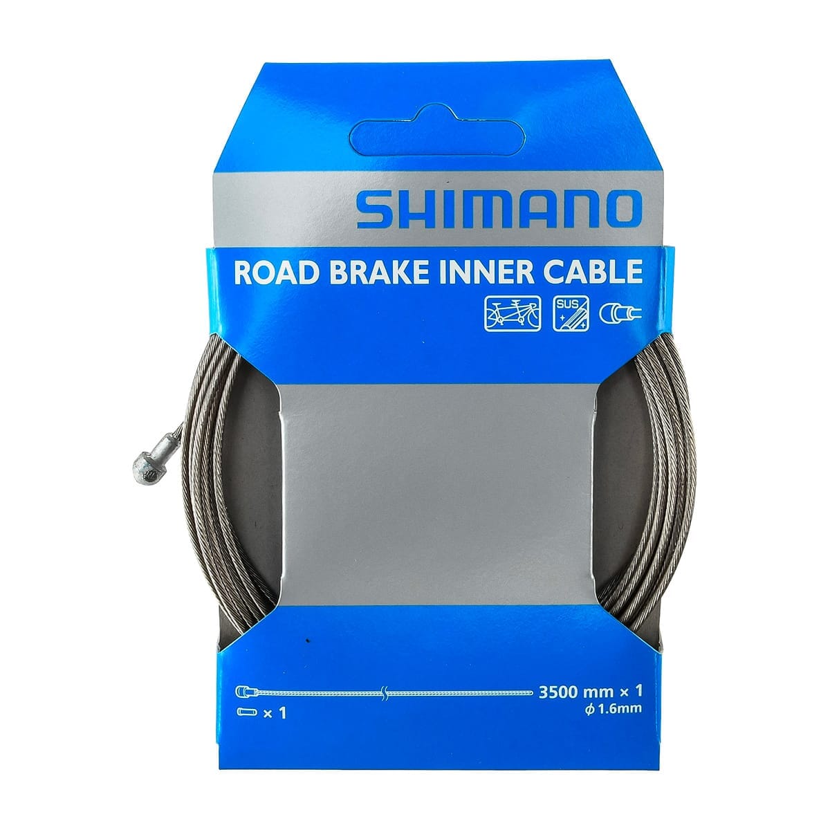 Bremsekabel SHIMANO Stål 1,6x3500mm