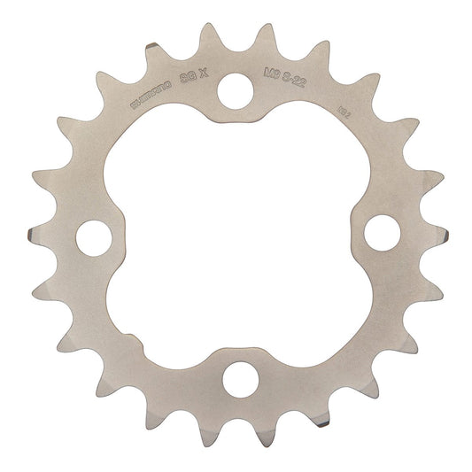 Inre Kedjehjul SHIMANO DEORE M590 9V 4 Hål 64 mm Silver