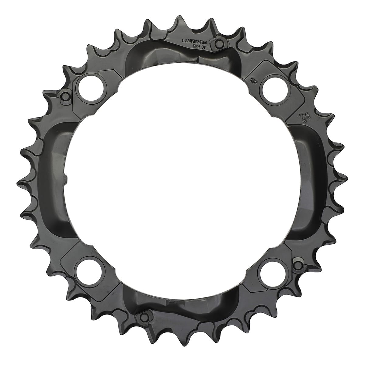 Μεσαίο Πλατό SHIMANO DEORE M590 9V 4 Τρύπες 104 mm Μαύρο
