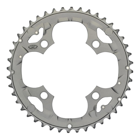 Ydre Klinge SHIMANO DEORE M590 9V 4 Huller 104 mm Sølv