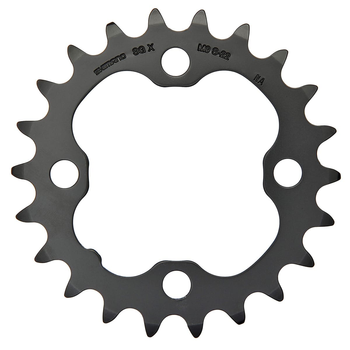 Inre Klinga SHIMANO DEORE M590 9V 4 Hål 64 mm Svart