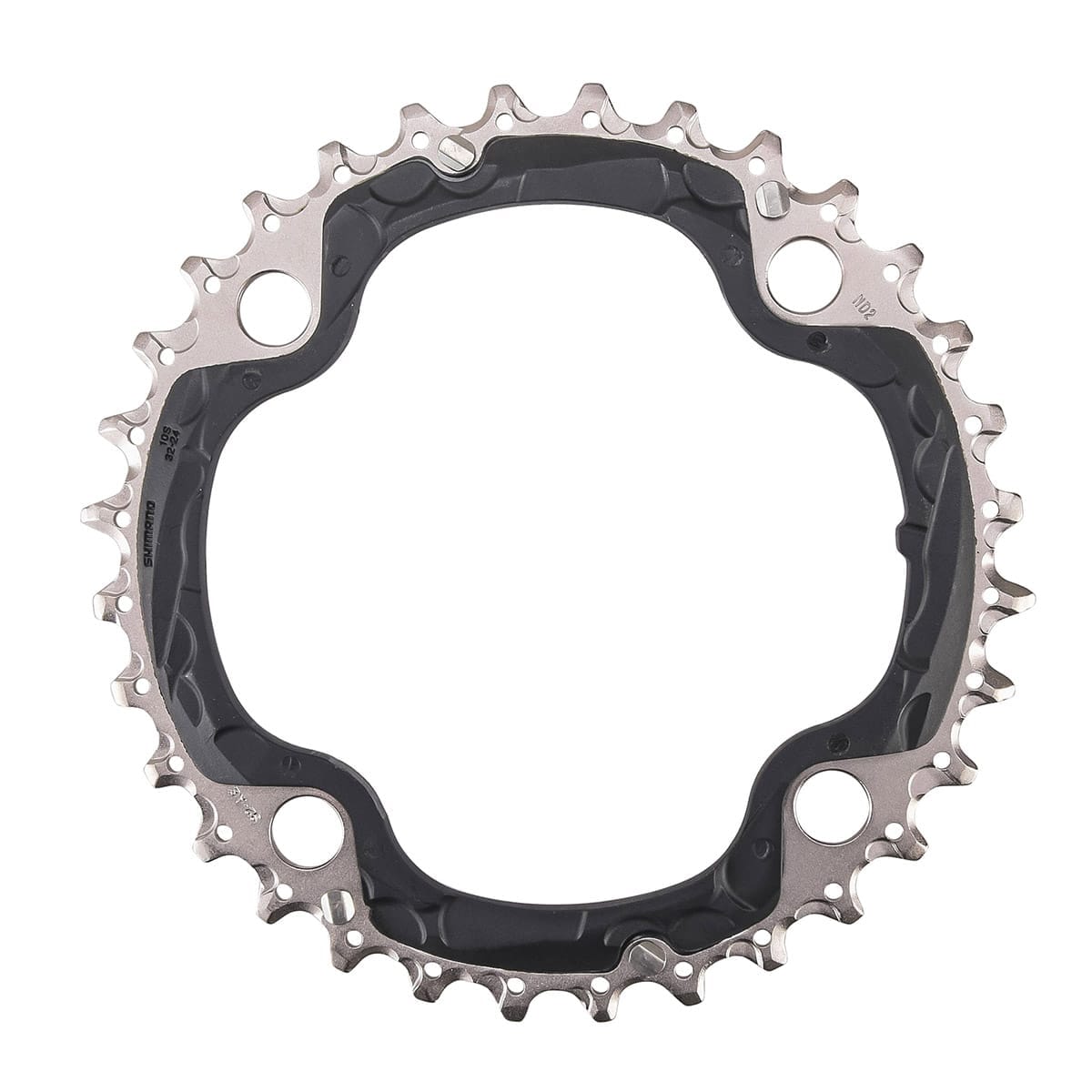 SHIMANO DEORE M610 10S 4-Bolt 104 mm Middle Chainring