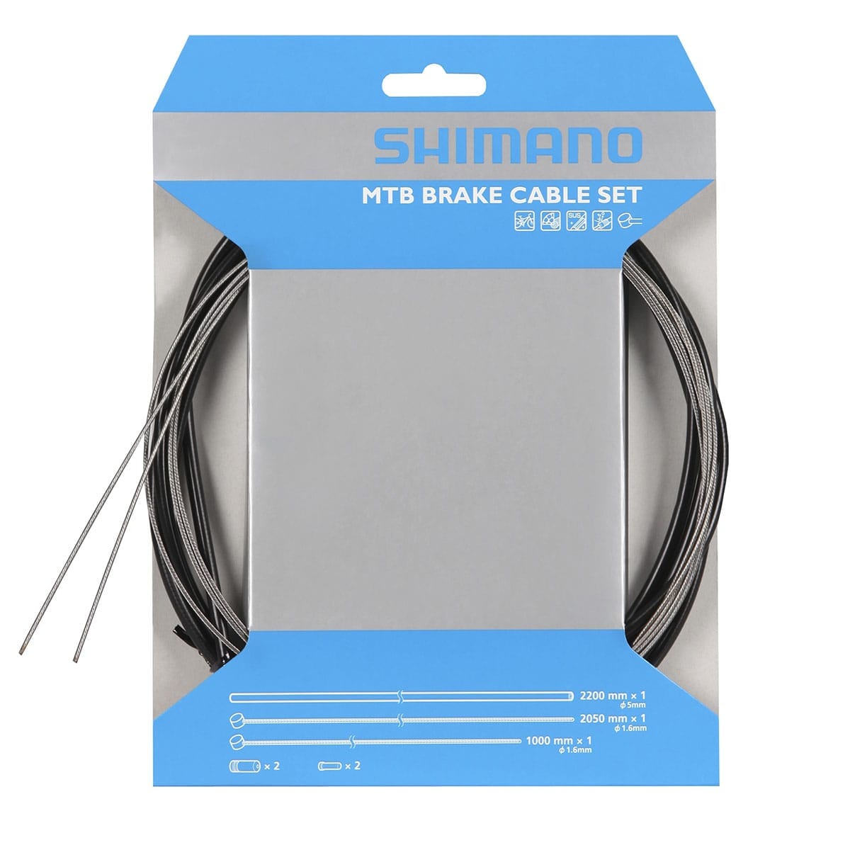Kabel- og bremsekabelkit SHIMANO MTB SUS