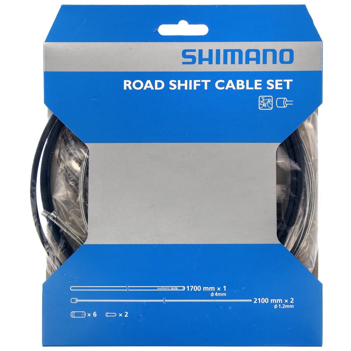 SHIMANO Steel Derailleur Cable and Housing Kit