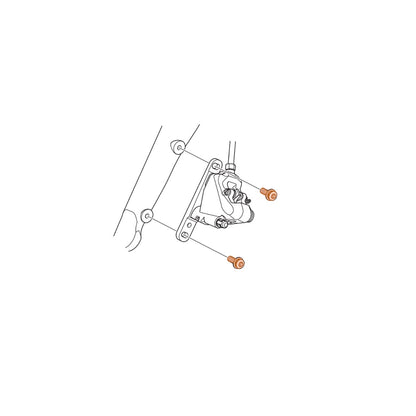 SHIMANO DURA-ACE FLATMOUNT R9170 etujarrusatulaan kiinnitysruuvi