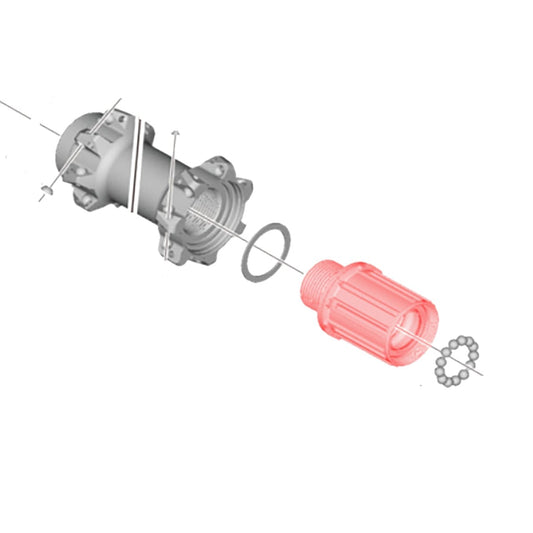 Vrijlooplichaam voor wielen SHIMANO XT WH-M8000/8020 As 12 mm Boost #Y39Y98020