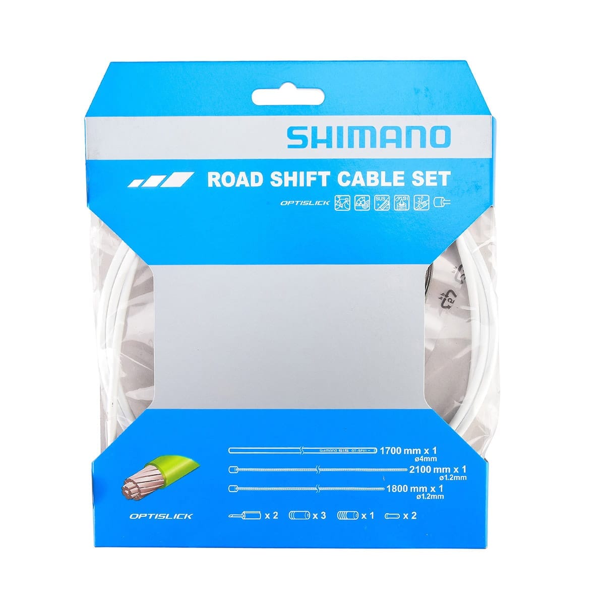 SHIMANO OPTISLIK Derailleur Cable and Housing Kit