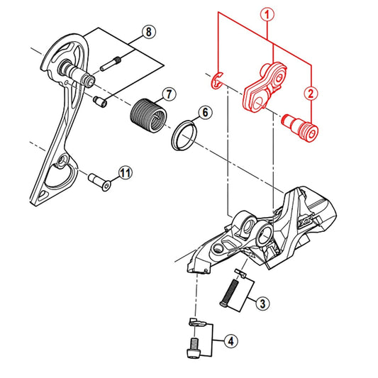 SHIMANO XT RD-M781 Rear Derailleur Hanger #Y5Y098010