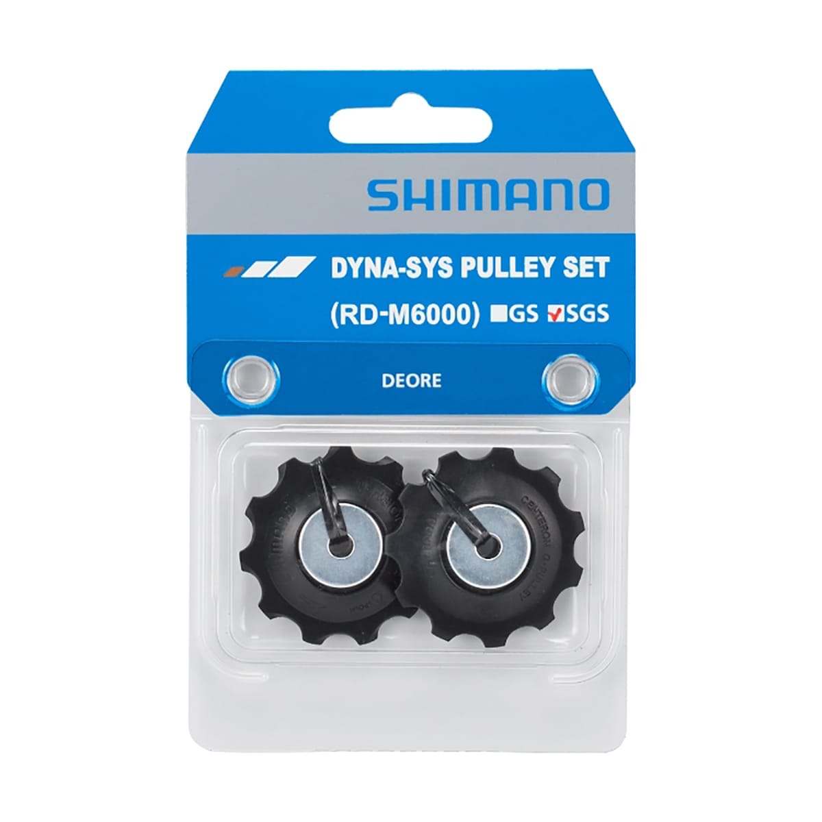 Bagskifterskiver 10V SHIMANO DEORE M6000 til lang bur #Y3E498020 Sort
