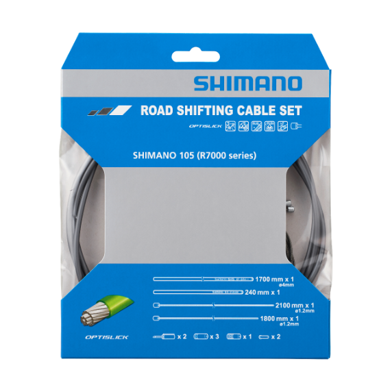 SHIMANO OT-SP41 Optislick Derailleur Cable and Housing Kit Grey