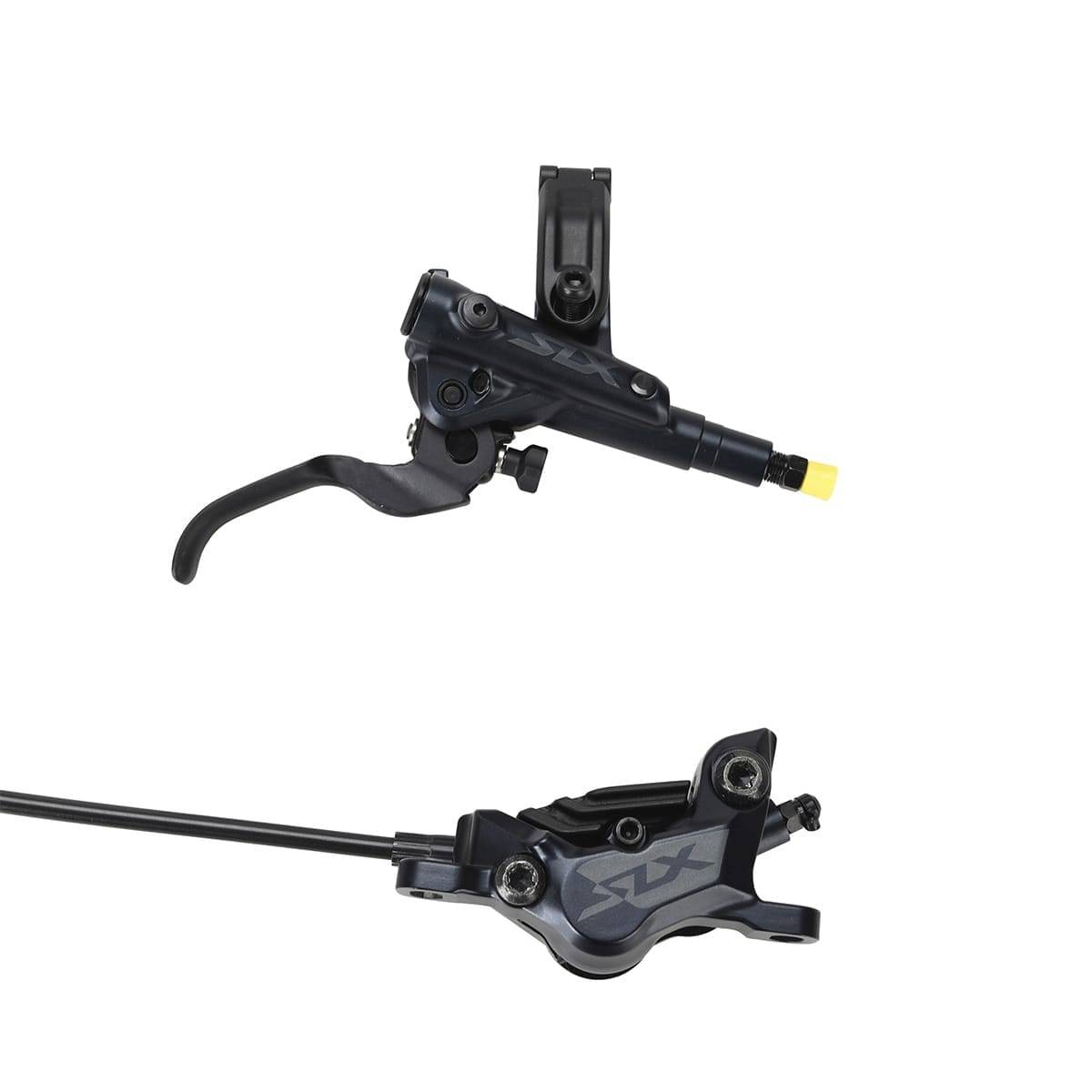 Bagbremse SHIMANO SLX M7120 4 Stempler J-KIT Uden Skive Ventilerede Bremseklodser