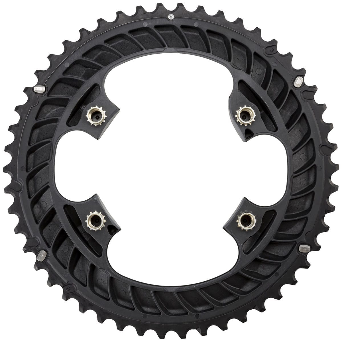 Ydre 11-trins kædeblad SHIMANO 105 R7000 110 mm Sort