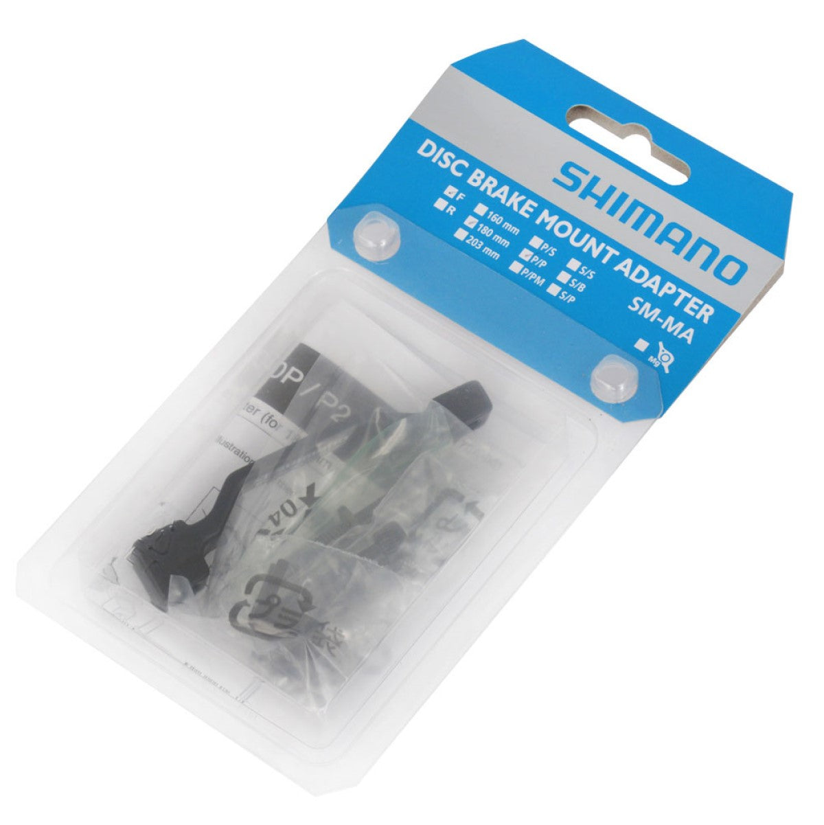 SHIMANO (+20 mm) 180 mm Front/Rear PM/PM Caliper Adapter