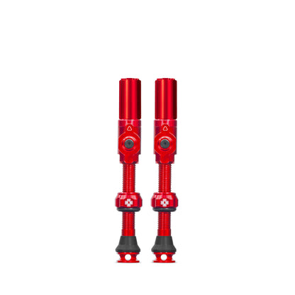 Безкамерни вентили MUC-OFF Big Bore Hybrid (Schrader) Large Червен