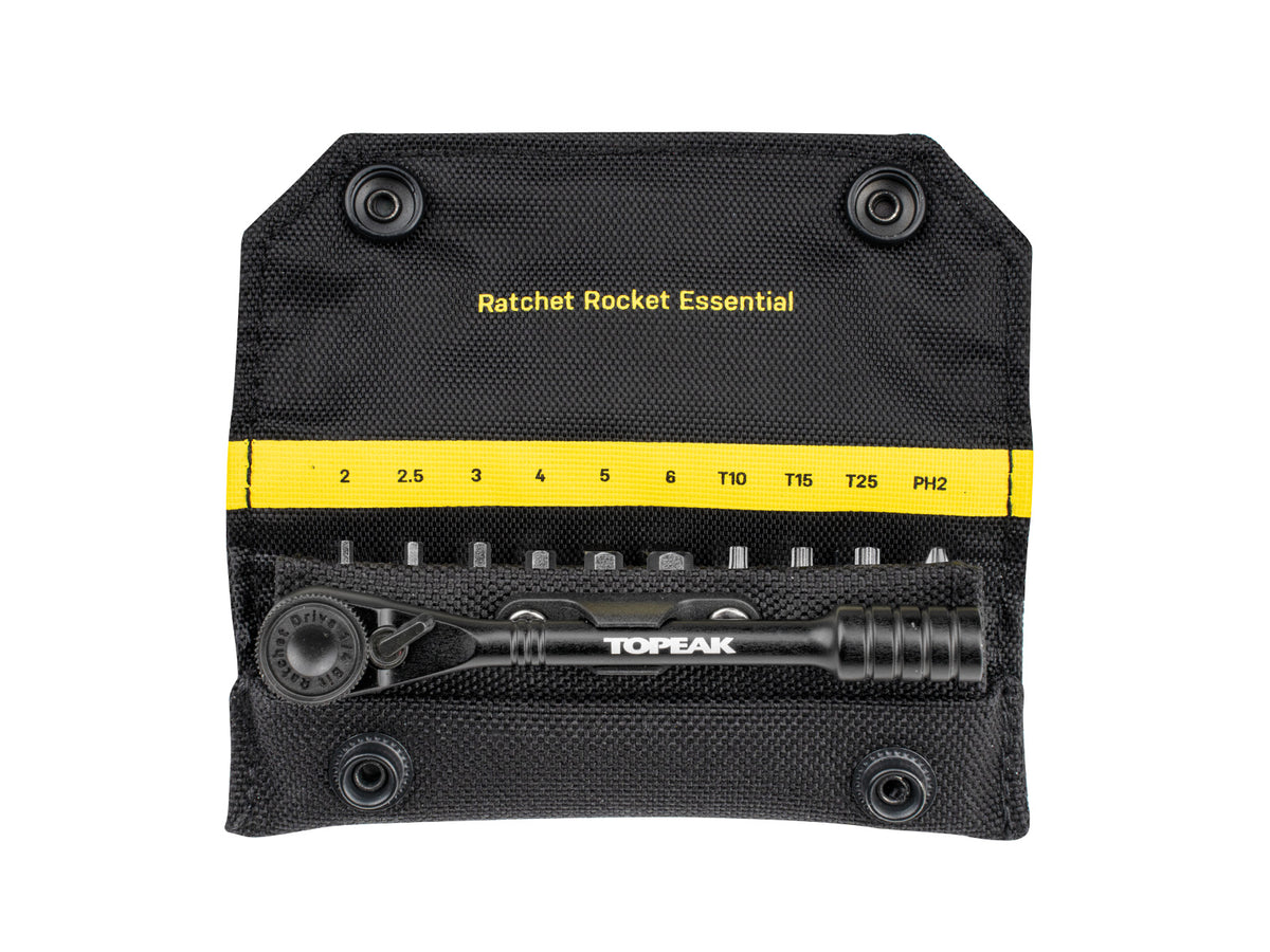 Kompakt Skraldenøgle TOPEAK RATCHET ROCKET ESSENTIAL Sort