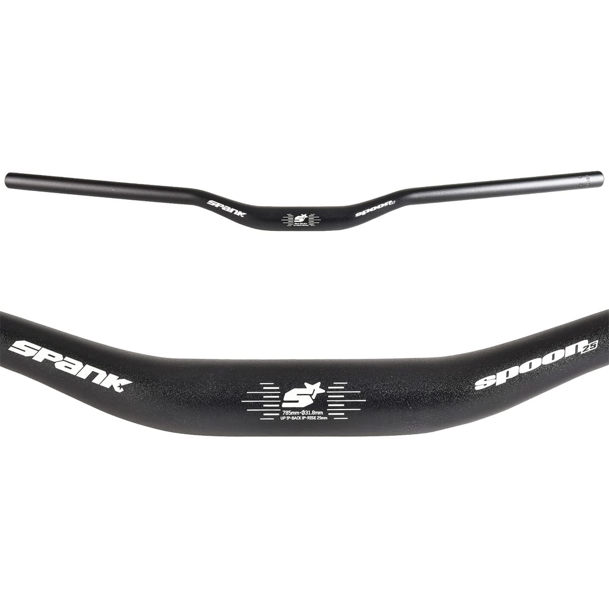 SPANK SPOON Rise 25 mm 31.8/785 mm Black Handlebar