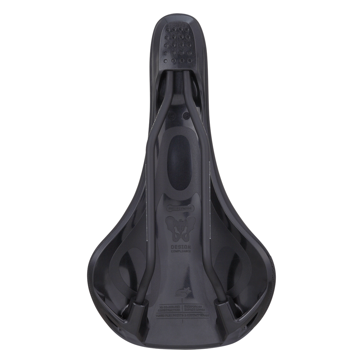 SPANK SPIKE 160 Leather CrMo Rails LTD GG Saddle Black