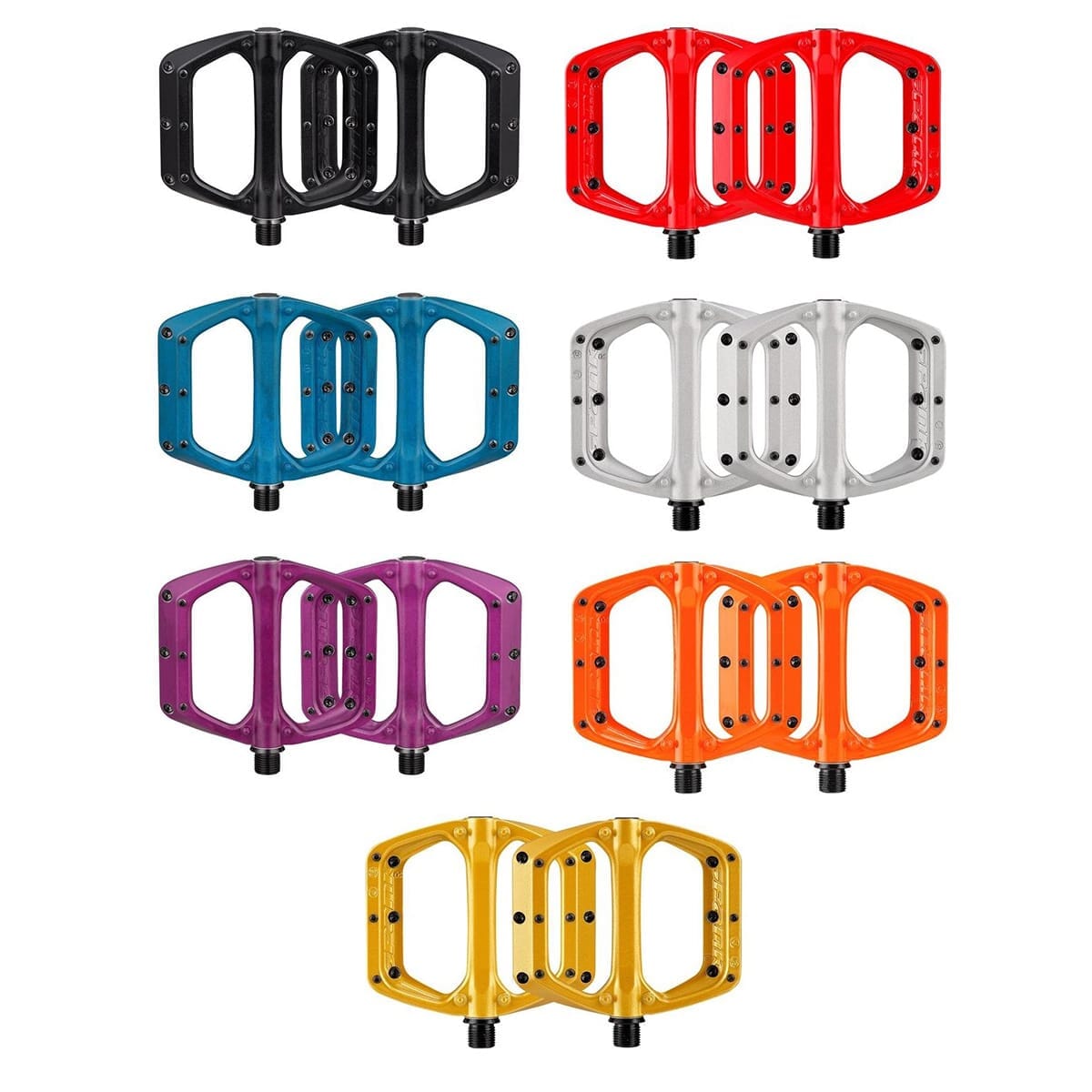 Pedalen SPANK SPOON DC Zilver
