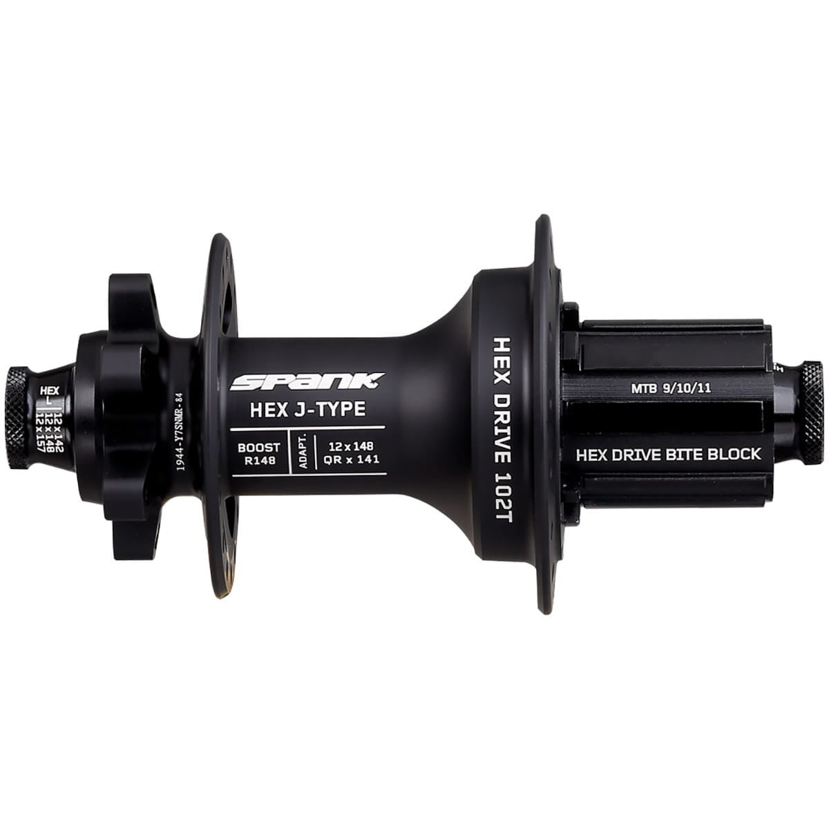 Tylna piasta SPANK HEX DRIVE 102T 12x148 mm Boost