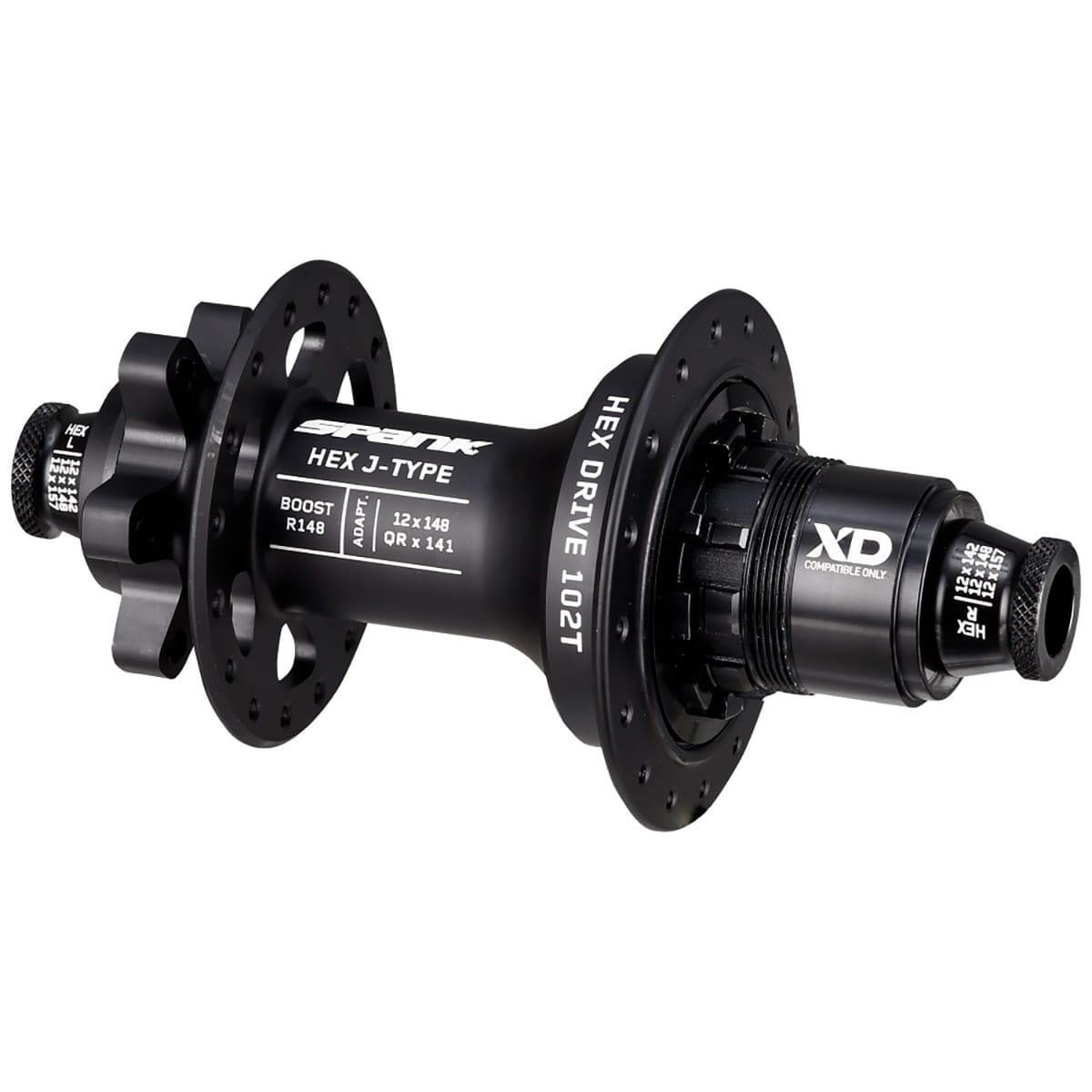 Tylna piasta SPANK HEX DRIVE 102T 12x148 mm Boost