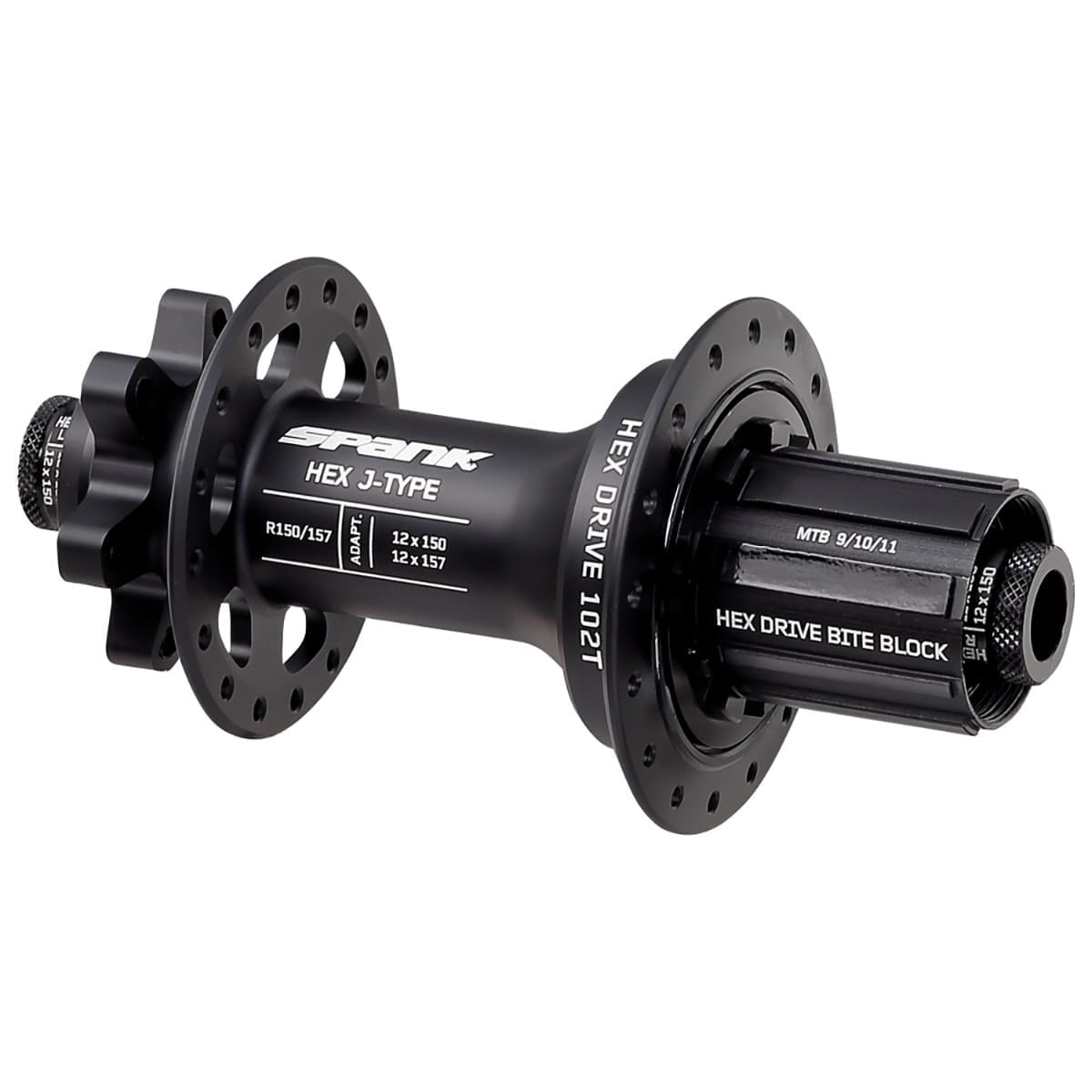 Πίσω Πλήμνη SPANK HEX DRIVE 102T 12x150/157 mm
