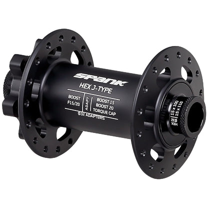 SPANK HEX 15/20 mm Boost Front Hub Black