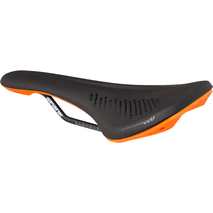 Σέλα SPANK OOZY 220 144mm Ράγες CrN/Ti Πορτοκαλί