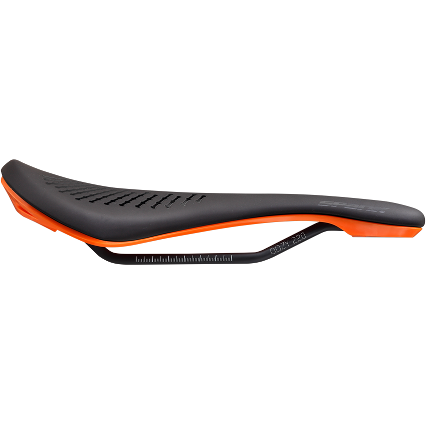Σέλα SPANK OOZY 220 144mm Ράγες CrN/Ti Πορτοκαλί
