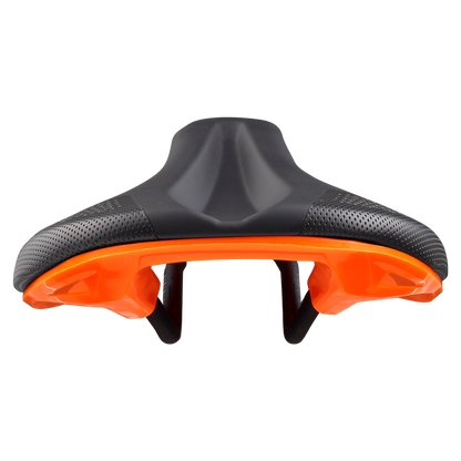 Selle SPANK OOZY 280 144mm Rails CrMo Orange