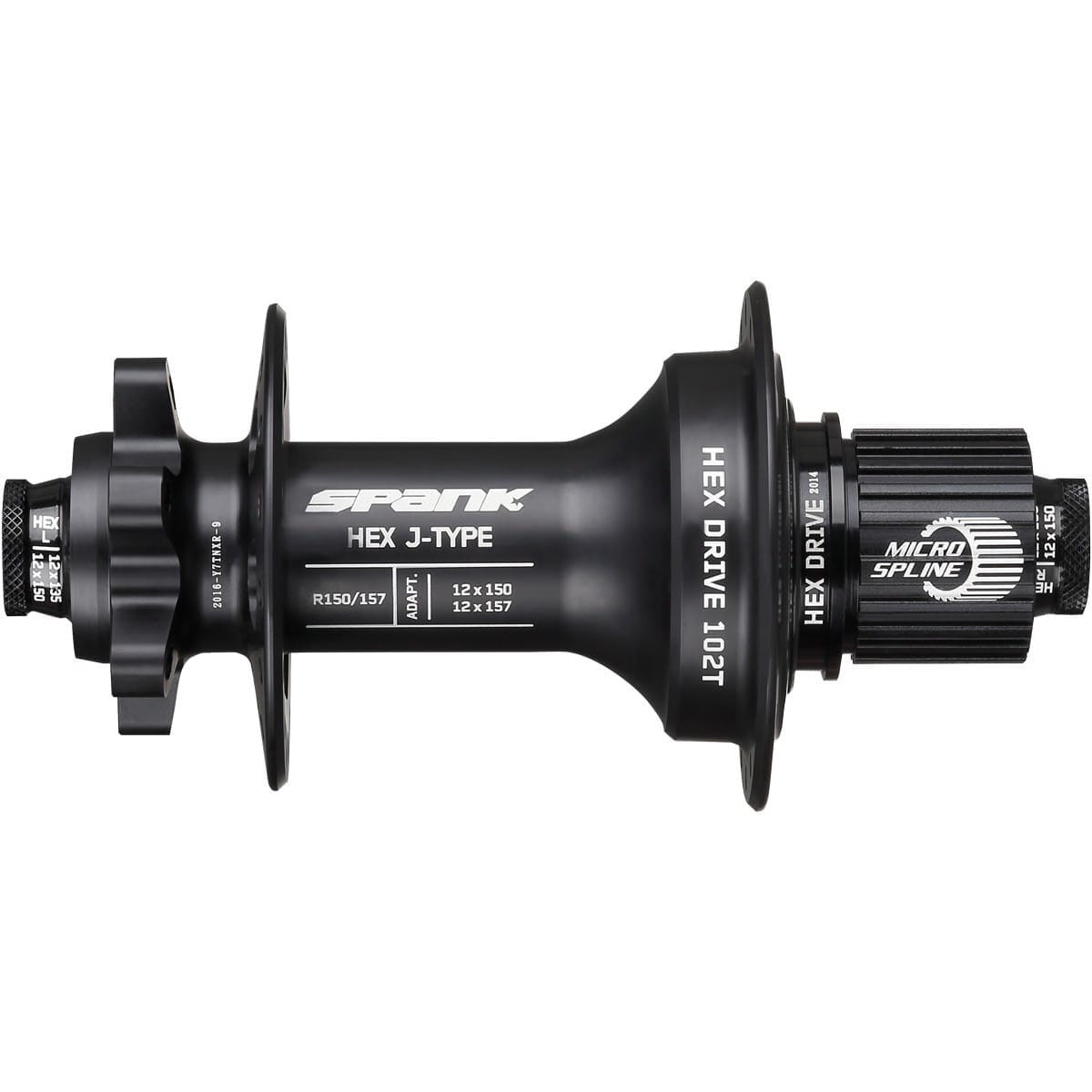 Πίσω Πλήμνη SPANK HEX DRIVE 102T 12x150/157 mm