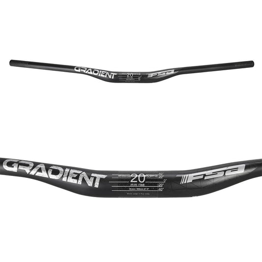 Styre FSA GRADIENT Kolfiber Rise 20mm 35/800mm Svart