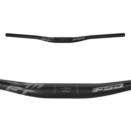 Stuur FSA COMET Aluminium Rise 15mm 35/760mm Zwart