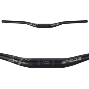 FSA COMET alumiini Rise 25mm 35/760mm -ohjaustanko, musta