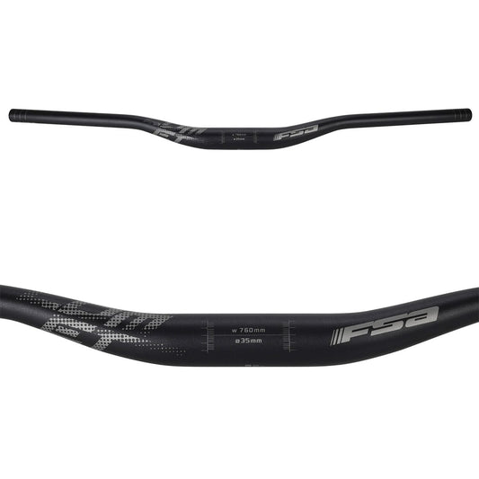 Kierownica FSA COMET Aluminium Rise 25mm 35/760mm Czarna