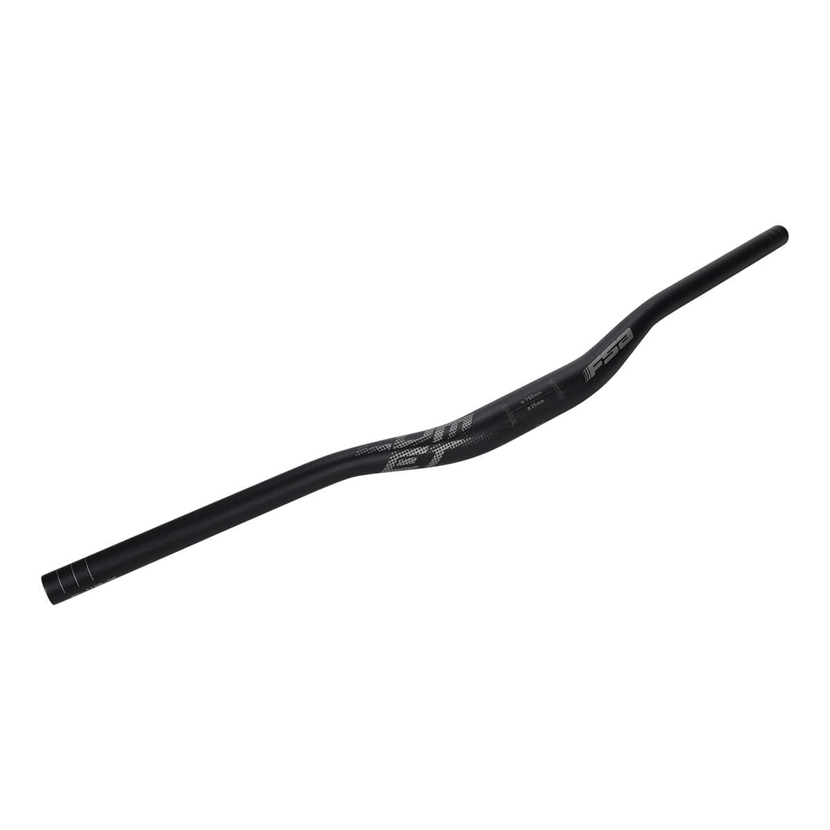 Styr FSA COMET Aluminium Rise 25mm 35/760mm Sort