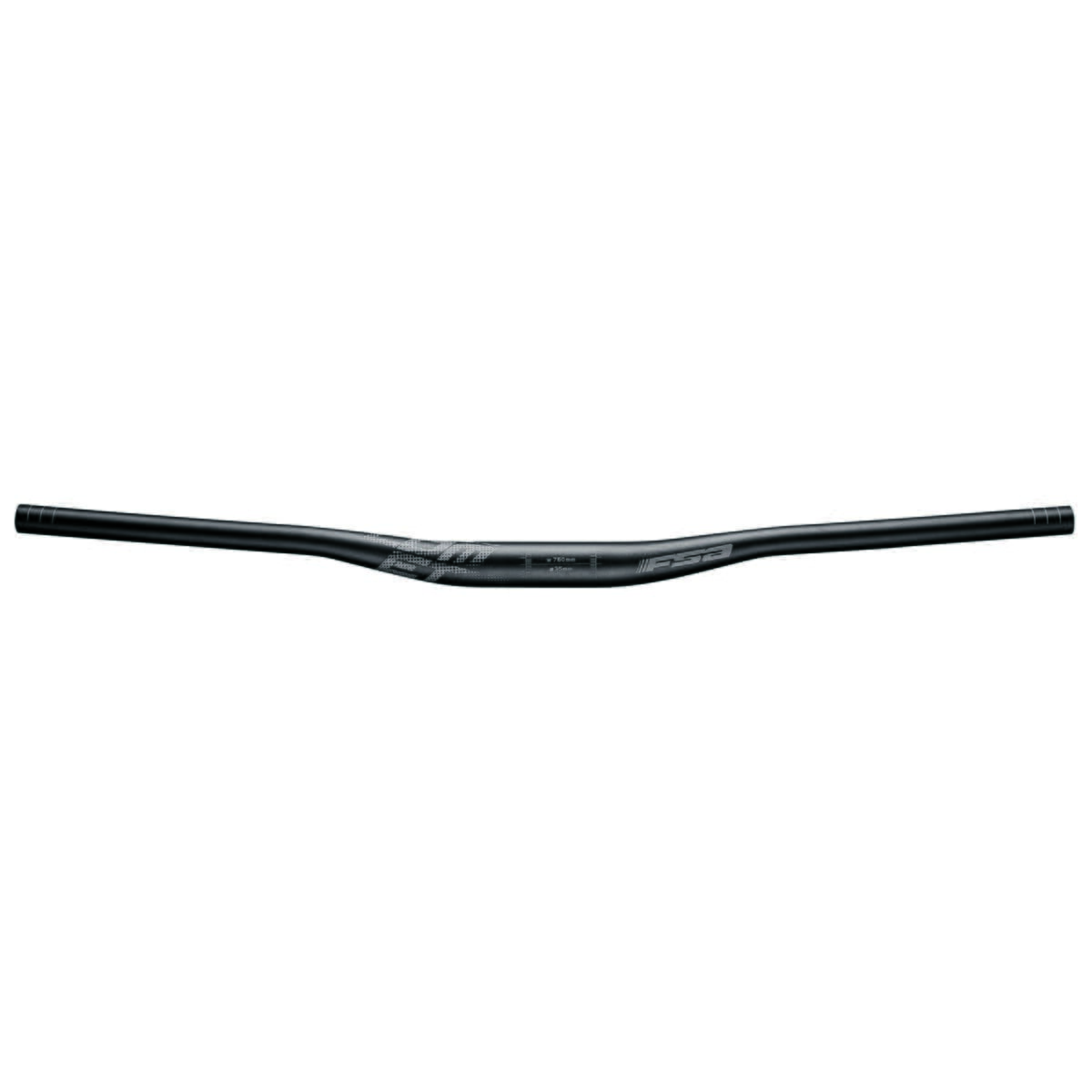 FSA COMET Aluminium -ohjaustanko Rise 15mm 35/800mm musta