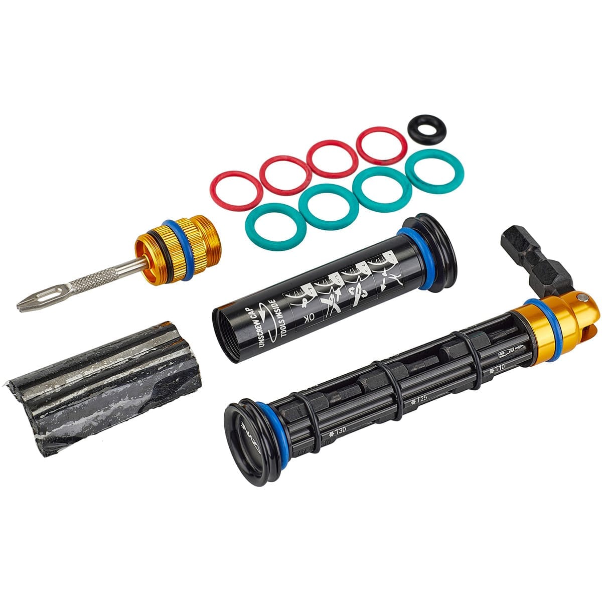 LEZYNE Tubeless Repair Kit + L Multi-Tool Integrated Handlebar