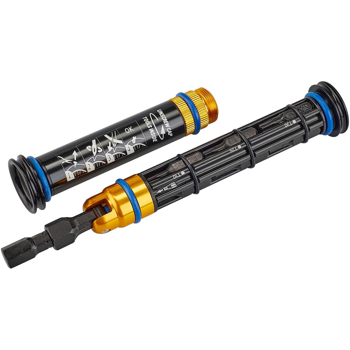 LEZYNE Tubeless Repair Kit + L Multi-Tool Integrated Handlebar