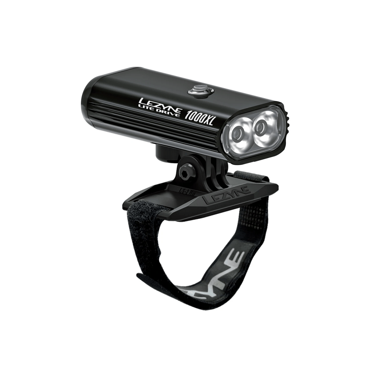 Forlygter LEZYNE HELMET LITE DRIVE 1000XL Sort