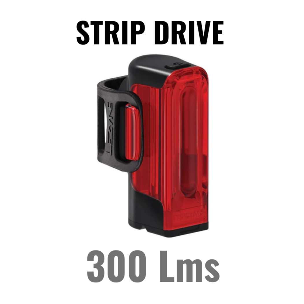 LEZYNE STRIP DRIVE 300+ Rear Light