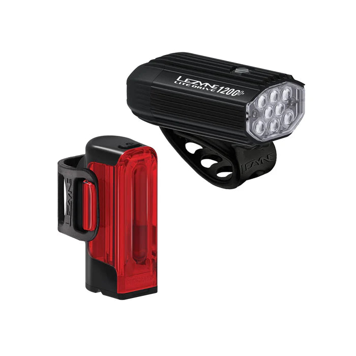 Μπροστινός και Πίσω Φωτισμός LEZYNE LITE DRIVE 1200+ / STRIP DRIVE PRO 400+