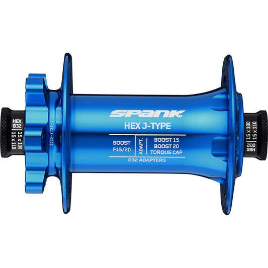 SPANK HEX 15/20 mm Boost Front Hub Blue